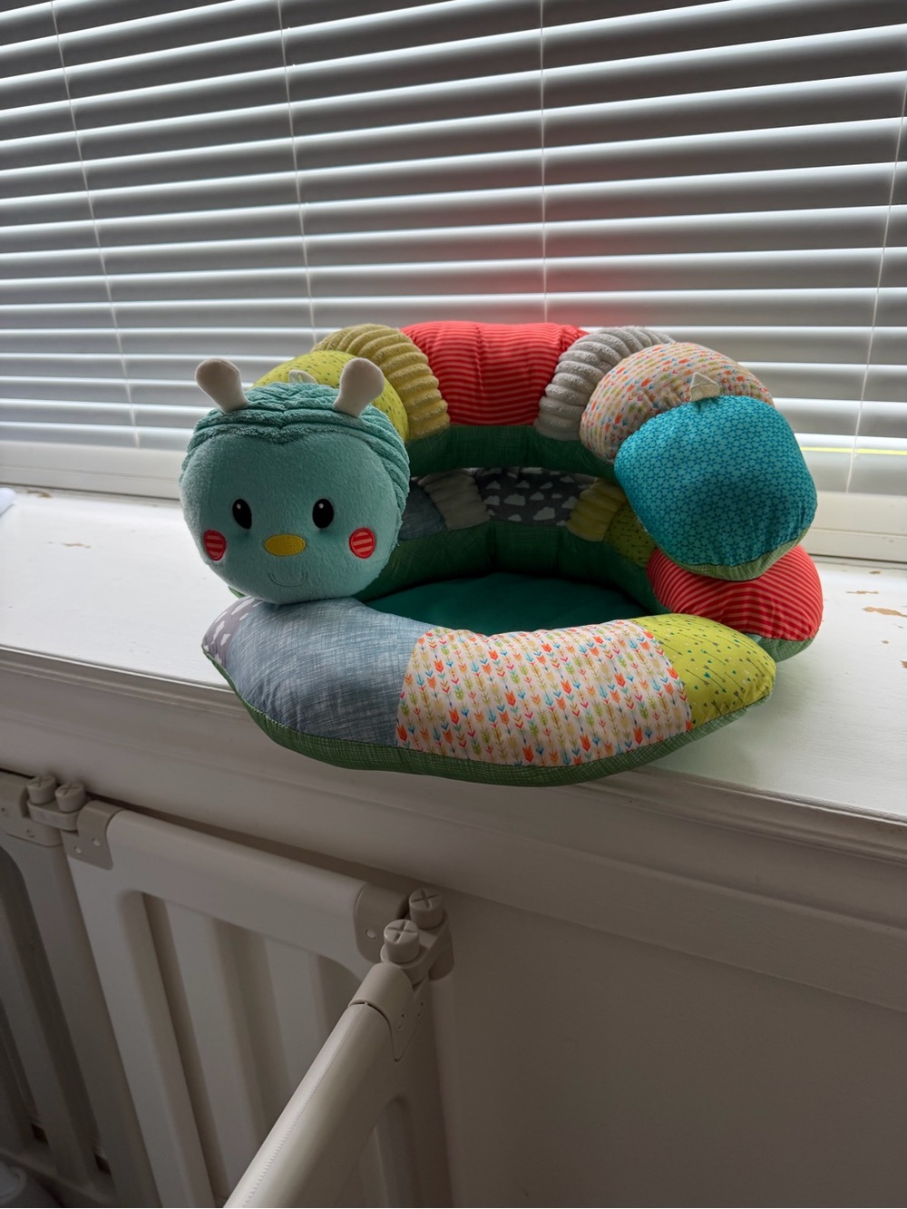 Plush Caterpillar Activity Seat - Multicolor